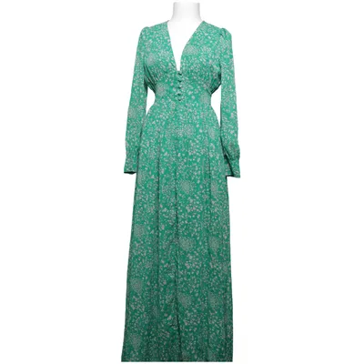 Långklänning (Grön, Vit) från Adoore Polyester