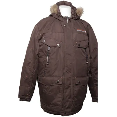 Parka (Brown) from Bag To Bag Polyester