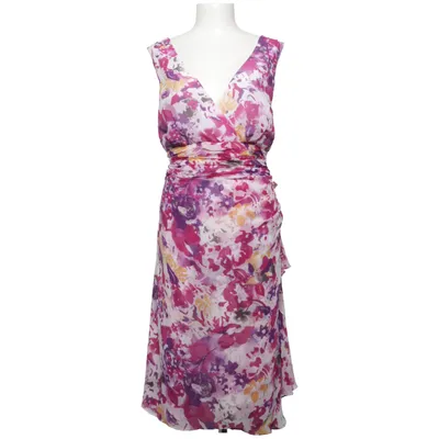 Dress (Purple, White, Multicolored) from Mim Polyester