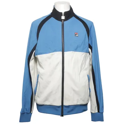 Veste de sport (Bleu, Blanc, Noir) de White Line Fila Coton, Polyester