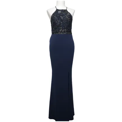 Robe de soirée (Bleu, Multicolore) de Moments Élasthane, Polyester