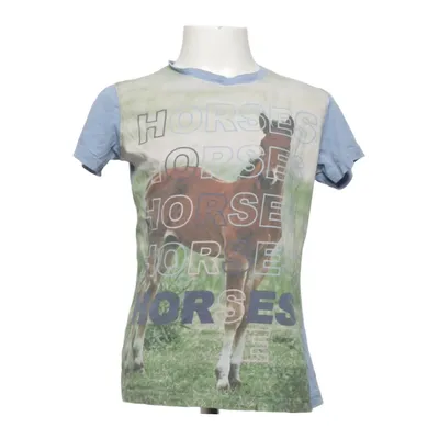 T-shirt (Blå, Flerfärgad) från Horka Bomull, Elastan