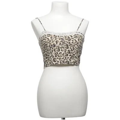 Crop top (Beige, Svart) från Stradivarius