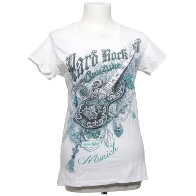 T-shirt (Vit, Blå, Flerfärgad) från Hard Rock Couture Bomull