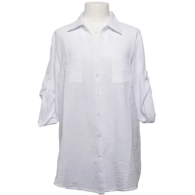 Shirt (Wit) van Flora Katoen, Polyester