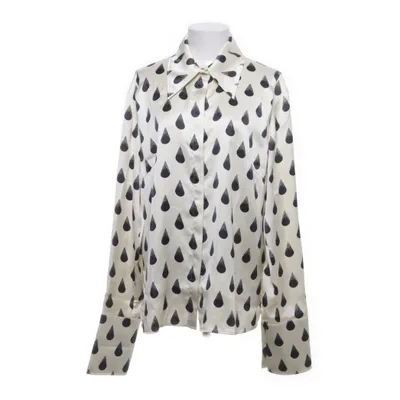 Shirt (White, Black) from H&M Studio Polyester