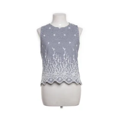 Gilet (Bleu, Blanc) de Zara Basic Coton, Polyester