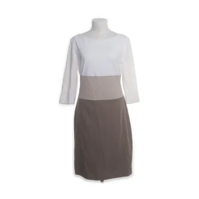 Jurk (Beige, Wit) van Peserico Katoen, Elastaan