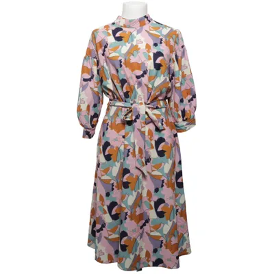 Slå-om-kjole (Pink, Flerfarvet) fra Closet Elastan, Polyester