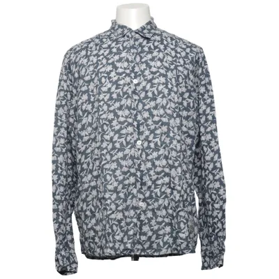 Shirt (Blauw, Wit) van Owen & Sons Linnen