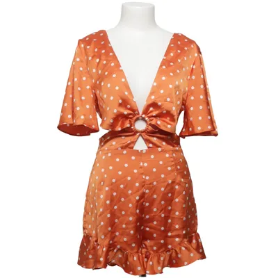 Jumpsuit (Orange, White) from Glamorous Polyester