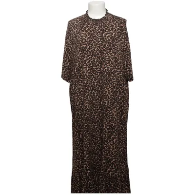 Robe (Marron, Noir) de ONLY Carmakoma Élasthane, Viscose