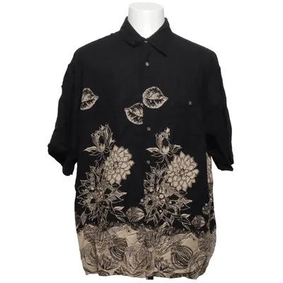 Chemise à manches courtes (Noir, Beige, Multicolore) de Puritan Viscose