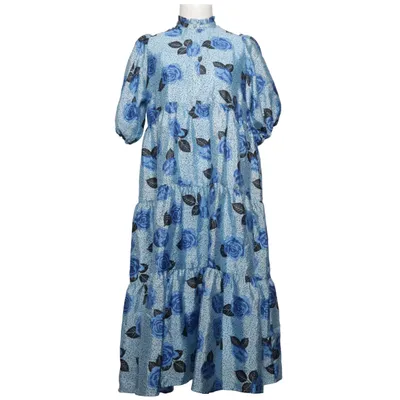 Maxi dress (Blue, Black) from Cras Recycled polyester
