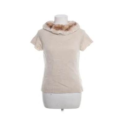 Top (Beige) van GC Fontana Konijnenbont, Kasjmier, Merinowol