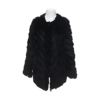 Pälsjacka (Svart) Kaninpäls