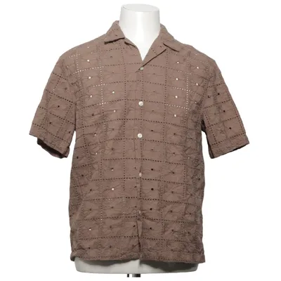 Kortärmad skjorta (Brun) från H&M Bomull