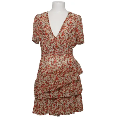 Dress (Red, Multicolored) from Axara Polyester