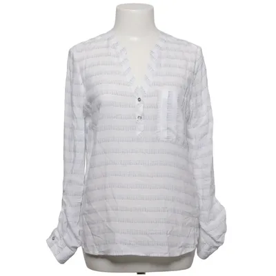 Blouse (White, Blue) from Yessica by C&A Viscose