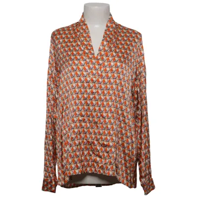 Blouse (Orange, Beige, Multicolored) from Louis and Mia Elastane, Viscose