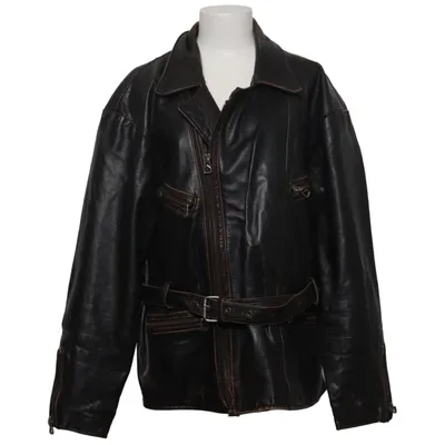 Biker jacket (Black) from Schott Leather, Polyester
