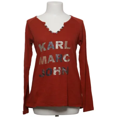 T-shirt manches longues (Rouge) de Karl Marc John