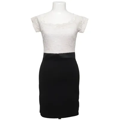 Cocktailklänning (Svart, Vit) från Via Veneto Elastan, Polyester, Viskos