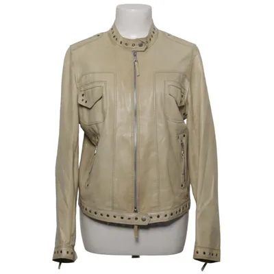 Lederjacke (Beige) von Marc Cain Leder