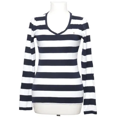 Långärmad t-shirt (Blå, Vit) från Tommy Hilfiger Bomull