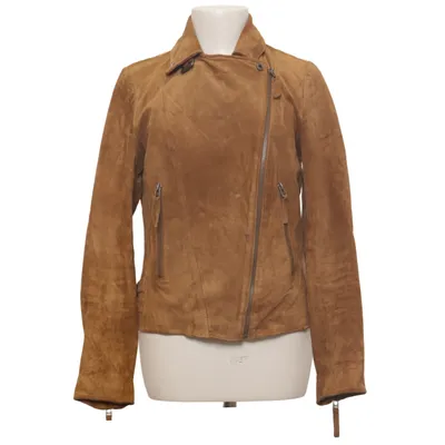 Bikerjack (Bruin) van Freaky Nation Leer, Polyester