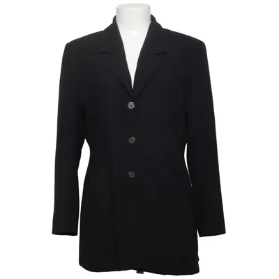 Blazer (Black) from Vestino Polyester, Viscose