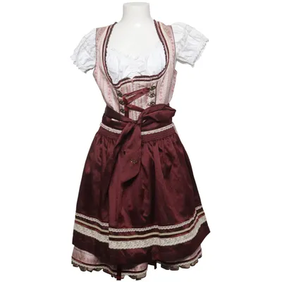 Dirndl (Pink, Red, White) from Krüger Madl Cotton, Polyester