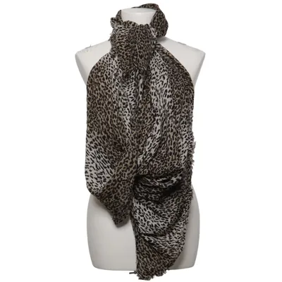 Sjal (Beige, Sort) fra Mango Touch