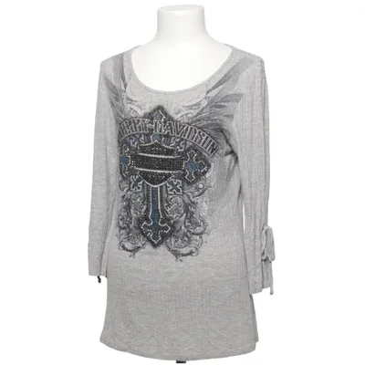 Long sleeve T-shirt (Gray) from Harley Davidson Elastane, Viscose