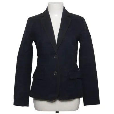 Blazer (Blauw) van Kew 159 Acetaat, Katoen