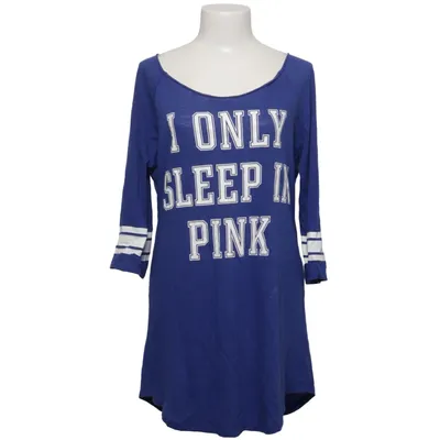 Nattrøje (Blå, Hvid) fra Pink Victoria's Secret Bomuld, Polyester