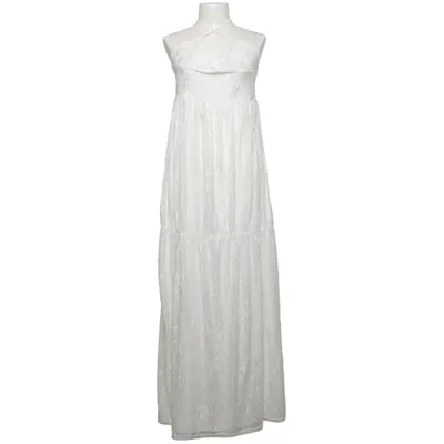 Maxi jurk (Wit) van Rokoko Elastaan, Polyester