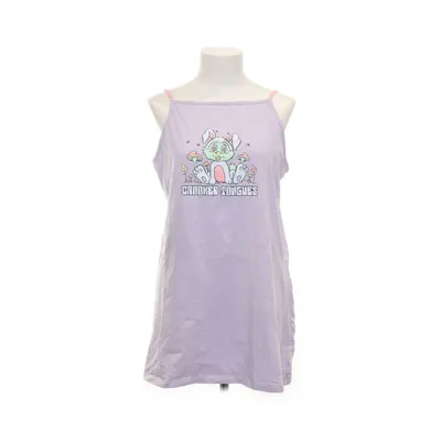 Tank Top (Purple, Multicolored) from Crooked Tongues Cotton, Elastane