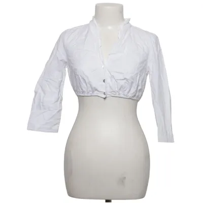 Dirndl blouse (White) from Hammerschmid Cotton