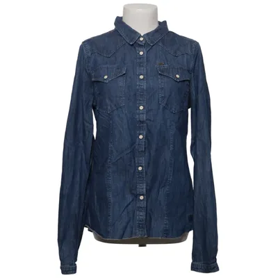 Denim blouse (Fuga) van FUGA Katoen