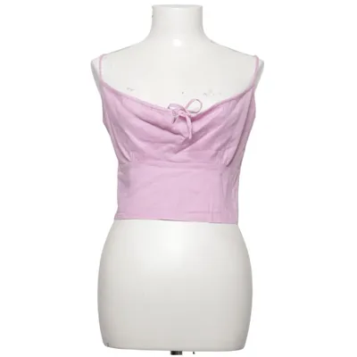 Crop top (Violet) de Brandy Melville Élasthane, Lin, Viscose