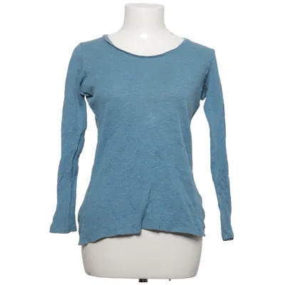 Long sleeve T-shirt (Blue) from Majestic Filatures Cotton, Cashmere