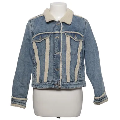 Fodrad jeansjacka (Blå, Beige) från ONLY Blue Denim Polyester