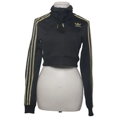 Kapuzenpullover (Schwarz, Gold) von Adidas Originals Polyamid, Polyester