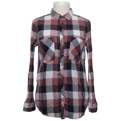 Chemise en flanelle (Rose, Bleu, Blanc) de Camaïeu Coton