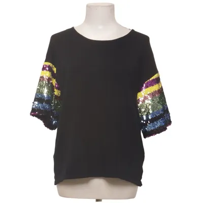 Top (Sort, Flerfarvet) fra Antonello Serio Elastan, Polyamid, Viscose