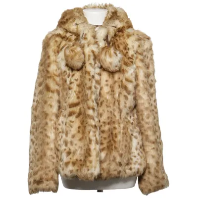 Pälsjacka (Beige, Brun) från ASOS Akryl, Polyester