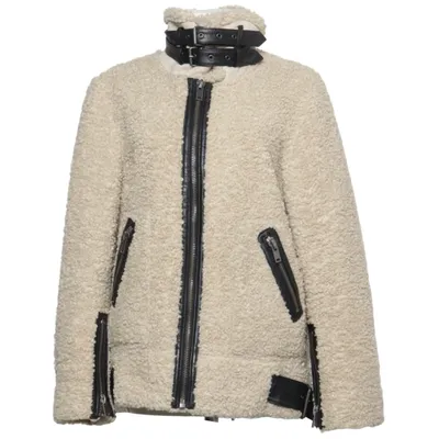Shearlingjacka (Beige) från Zara Woman Polyester