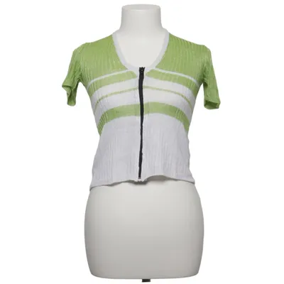 Haut (Vert, Blanc) de SLICK Coton, Viscose