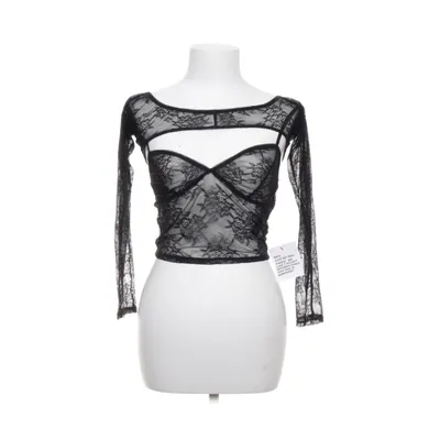 Crop top (Zwart) van ASOS Design Elastaan, Polyamide